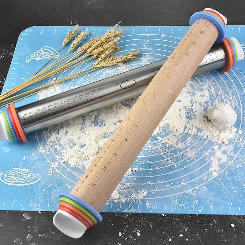 Rodillo "Level-Up": Ajuste de Milímetros para Masas 🥖📏