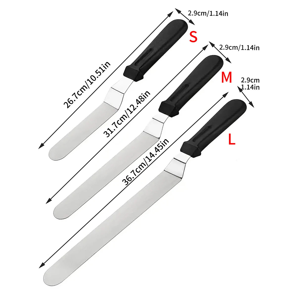 Serie "Precisión Inox": Espátulas para Alisados Delicados 🍰🔪