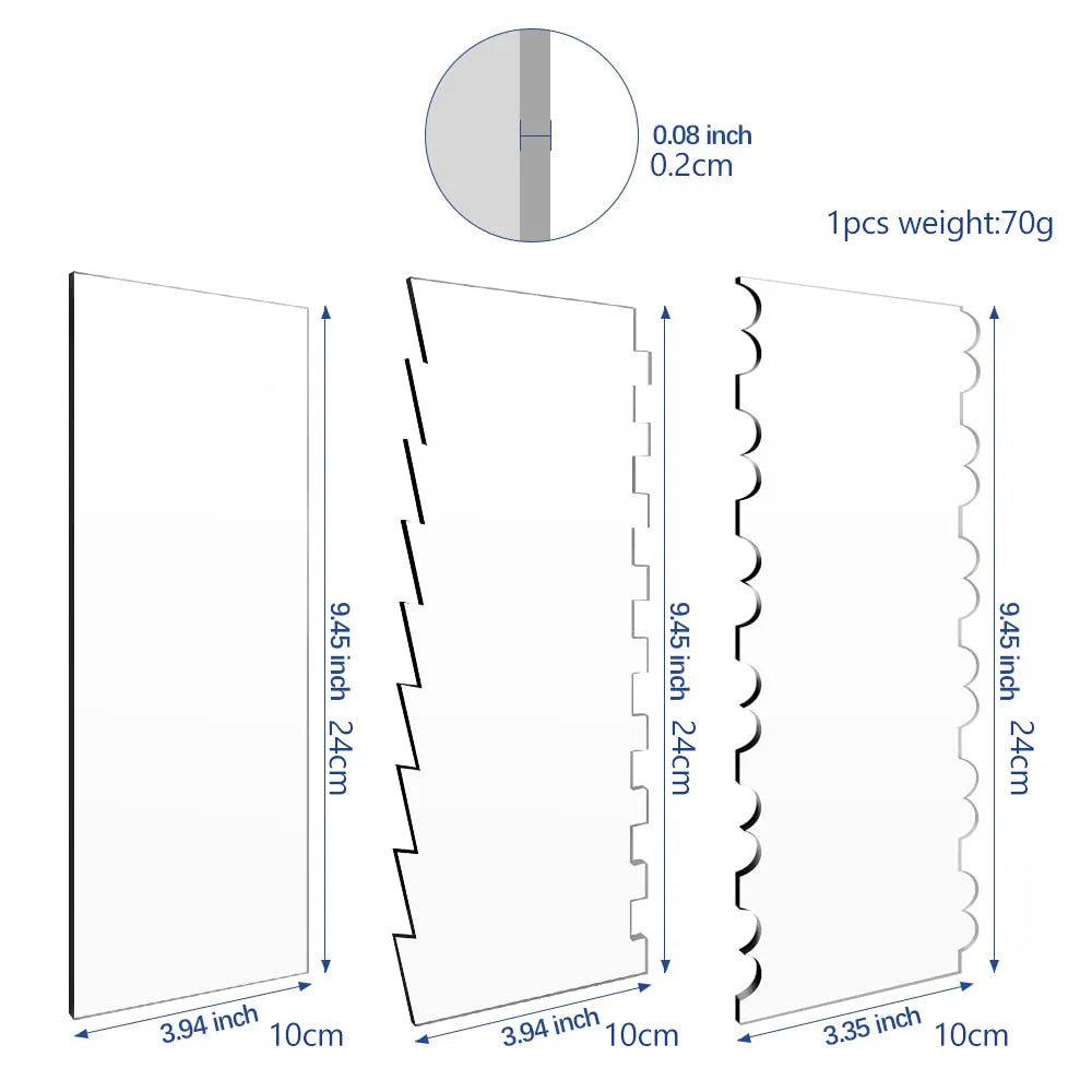 Guía de Bordes "Crystal Clear": Acabados de Espejo 🪞🎂